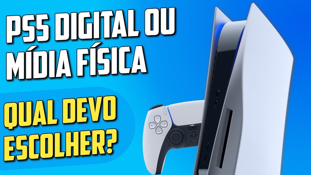 PS5 MÍDIA FÍSICA ou PS5 DIGITAL? ( Saiba qual comprar ) 